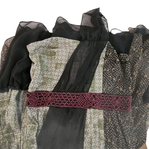 Free People Boho One Shoulder Dress LH8106 - Picture 11 of 16